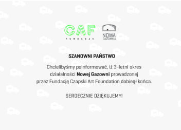 Zakończenie działalności w Nowej Gazowni