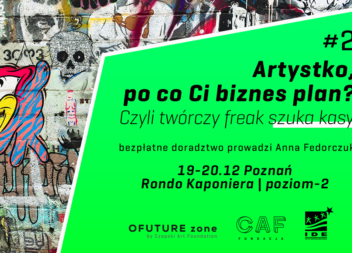 Artystko, po Ci biznes plan? - Bezpłatne doradztwo